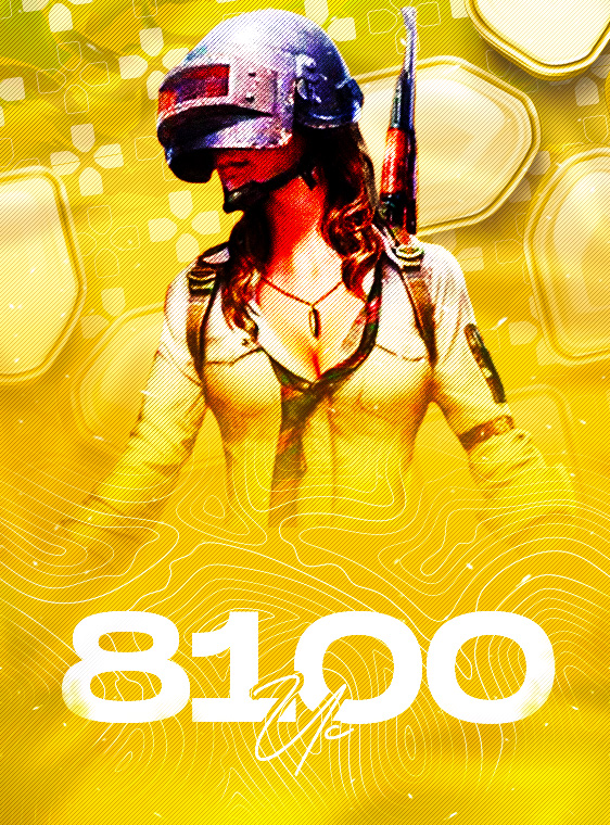 PUBG Mobile 8100 UC