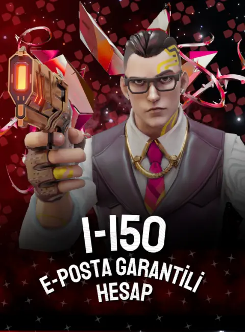 Valorant 1-150 E-Posta Değişen Random Hesap